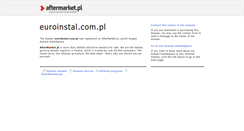 Desktop Screenshot of euroinstal.com.pl